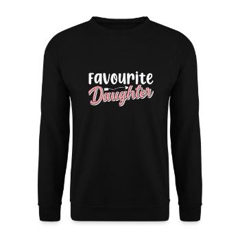 Favourite Daughter - Unisex Sweatshirt - black - Front - Alina (178cm) & Michal (187cm)