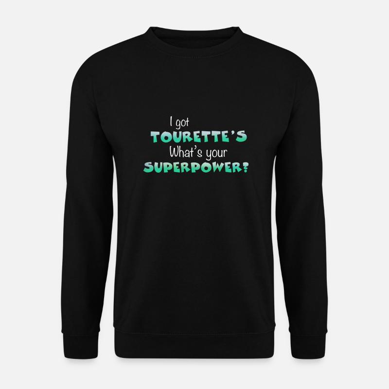 Tourettes Supermacht - Unisex Pullover - Schwarz