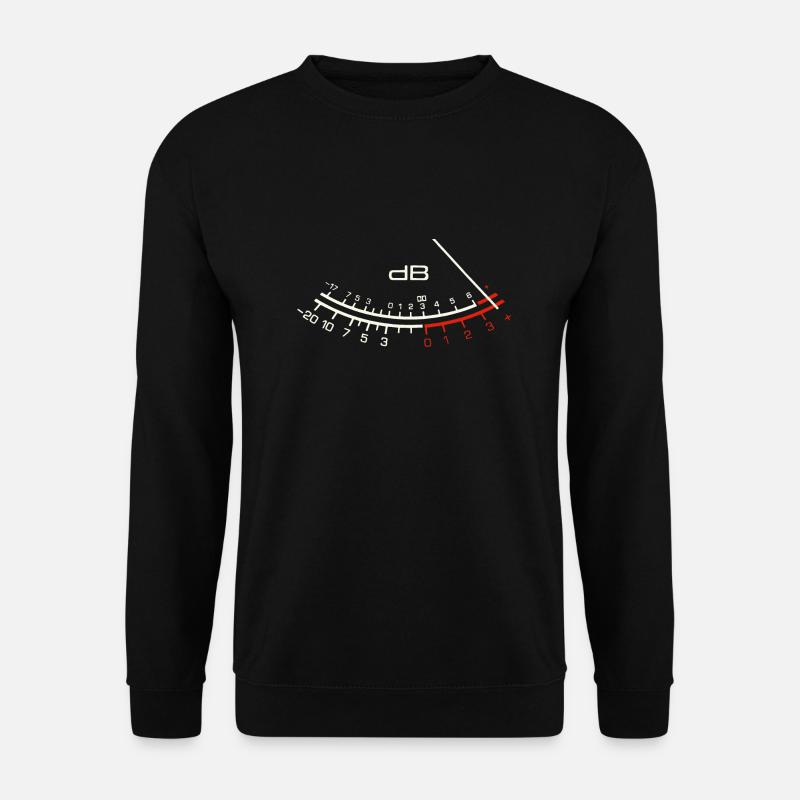 peak level meter - Unisex Sweatshirt - black