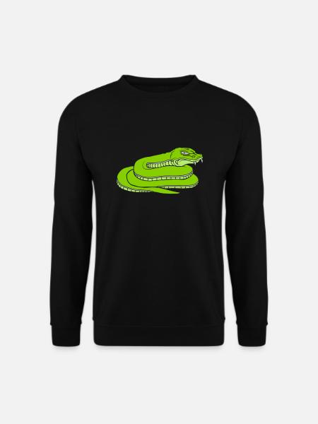 Design dangerous evil snake - Unisex Sweatshirt - black