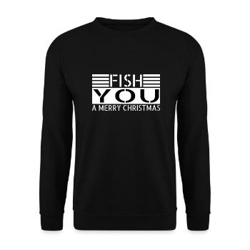Déclaration de Bubaprints sur les amoureux des dinosaures - Sweat-shirt Unisexe - noir - Devant - Alina (178cm) & Michal (187cm)