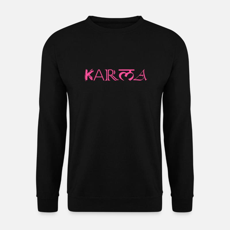 Karma - Unisex Pullover - Schwarz
