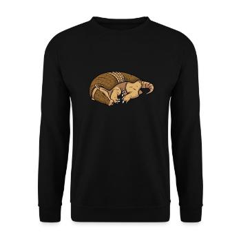 Cadeau de tatou drôle de dicton - Sweat-shirt Unisexe - noir - Devant - Alina (178cm) & Michal (187cm)