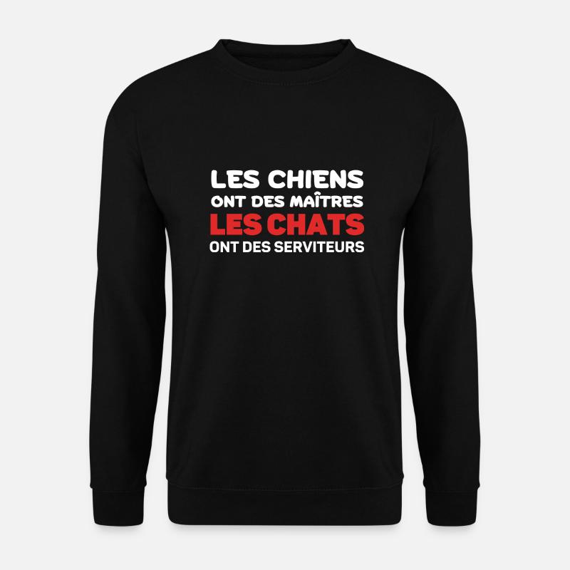 Humour de Chat - Sweat-shirt Unisexe - noir