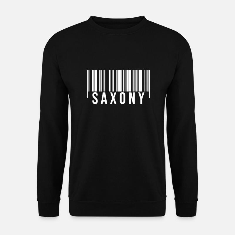 Saxony Barcode - Unisex Sweatshirt - black