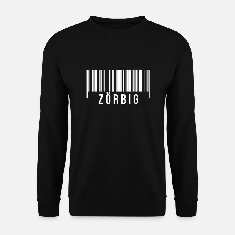 Zörbig Strichcode - Unisex Pullover - Schwarz