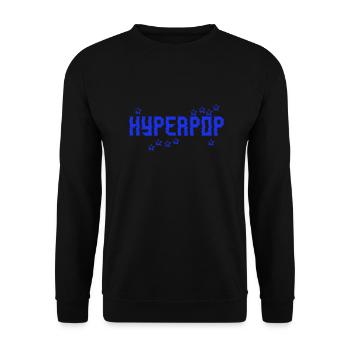 Rétro des années 90 Hyperpop Musique esthétique - Sweat-shirt Unisexe - noir - Devant - Alina (178cm) & Michal (187cm)