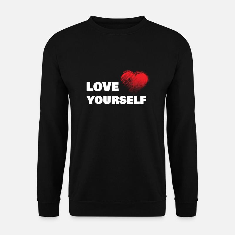 Liebe dich selbst - Unisex Pullover - Schwarz