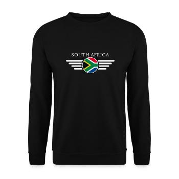 Afrique du Sud Style Design T-shirt - Sweat-shirt Unisexe - noir - Devant - Alina (178cm) & Michal (187cm)