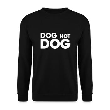 Dog Hot Dog Camping Marcel Dog Hot Dog Débardeur - Sweat-shirt Unisexe - noir - Devant - Alina (178cm) & Michal (187cm)