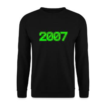 2007 - Unisex Pullover - Schwarz - Vorne - Alina (178cm) & Michal (187cm)