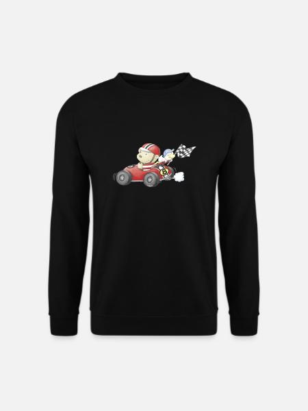 PP_Rennfahrer_01 - Sweat-shirt Unisexe - noir