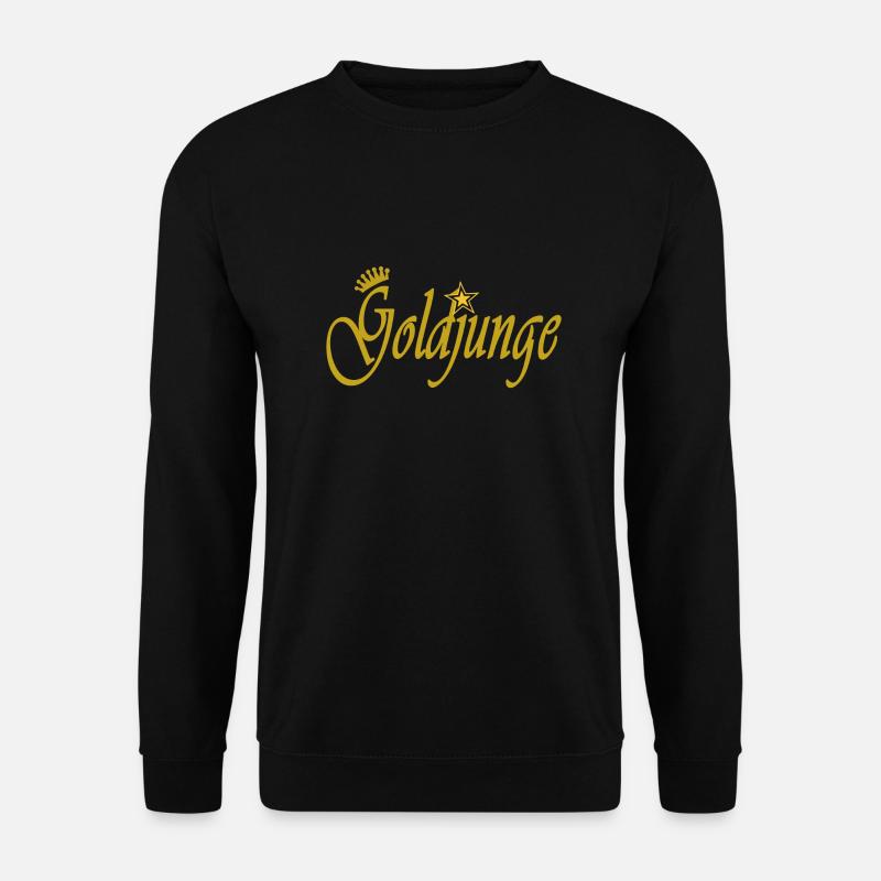 goldjunge - Unisex Pullover - Schwarz