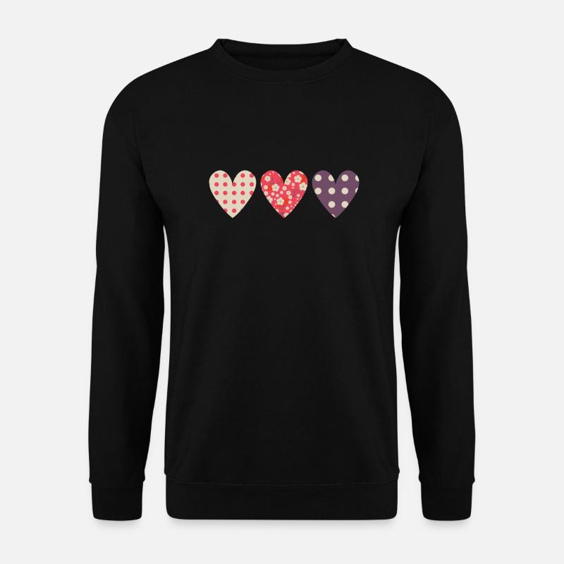 liberty Herzen - Unisex Pullover - Schwarz