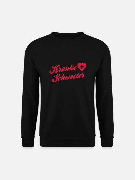 kranke schwester - Krankenschwester - Karnevall - Unisex Pullover - Schwarz