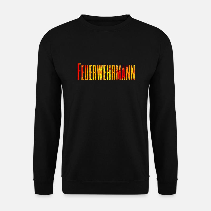 Feuerwehrmann - Beruf - Feuerwehr - Unisex Pullover - Schwarz