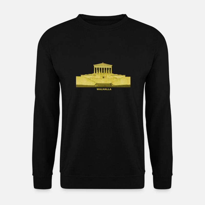 Walhalla Donaustauf Regensburg Gedenkstätte - Unisex Pullover - Schwarz