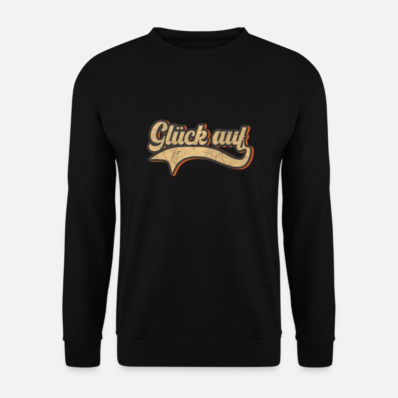 Glück auf - Unisex Pullover - Schwarz