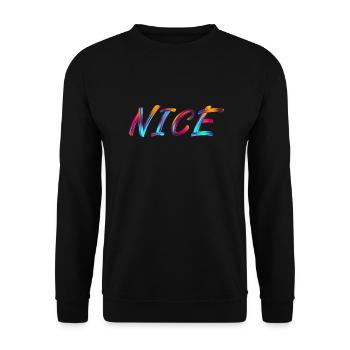 gentil - Sweat-shirt Unisexe - noir - Devant - Alina (178cm) & Michal (187cm)