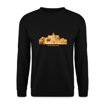 Breuberg Burg Odenwald Hesse - Unisex Sweatshirt - black - Front - Alina (178cm) & Michal (187cm)