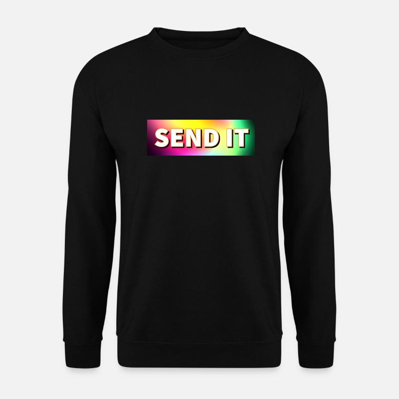 SEND IT box logo - Unisex Sweatshirt - black