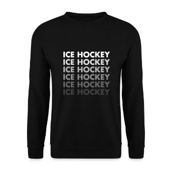 Sport Hockey sur glace - Sweat-shirt Unisexe - noir - Devant - Alina (178cm) & Michal (187cm)