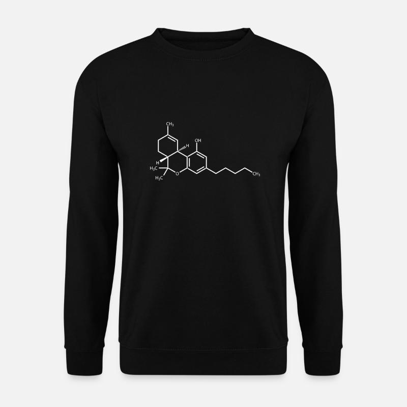 THC white - Sweat-shirt Unisexe - noir