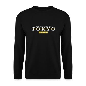 New Generation TOKYO - Japan - Unisex Pullover - Schwarz - Vorne - Alina (178cm) & Michal (187cm)
