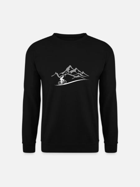 Mountainbike Downhill MTB Fahrrad - Unisex Pullover - Schwarz