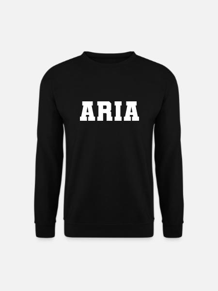 Name - Aria - Unisex Sweatshirt - black