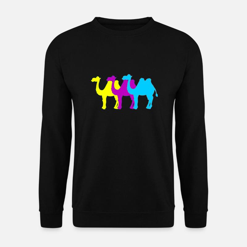 Kamele - Unisex Pullover - Schwarz