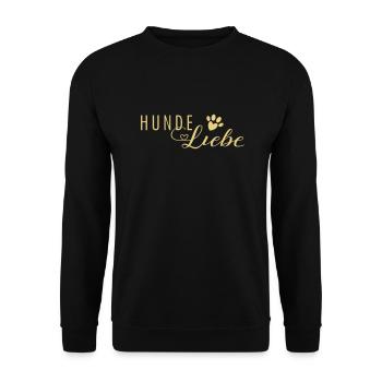 L’amour des chiens - Sweat-shirt Unisexe - noir - Devant - Alina (178cm) & Michal (187cm)
