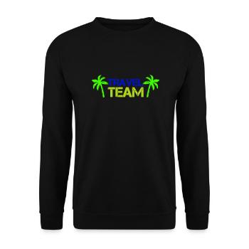 Équipe de voyage - Sweat-shirt Unisexe - noir - Devant - Alina (178cm) & Michal (187cm)