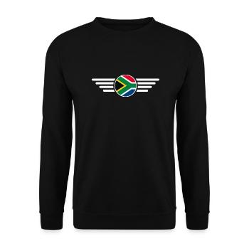 Afrique du Sud Style Design T-shirt - Sweat-shirt Unisexe - noir - Devant - Alina (178cm) & Michal (187cm)