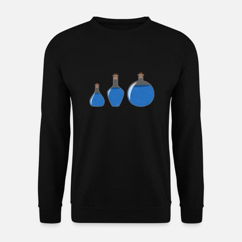 Une collection de potions de mana - Sweat-shirt Unisexe - noir