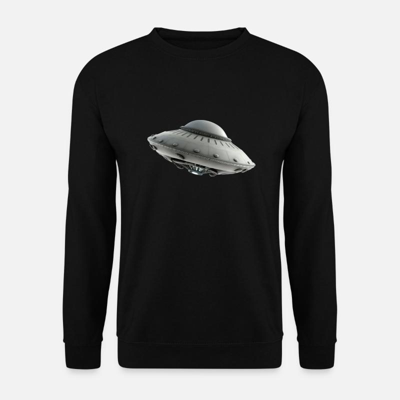 Ufo Alien science fiction - Unisex Pullover - Schwarz