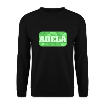 Adela - Unisex Sweatshirt - black - Front - Alina (178cm) & Michal (187cm)