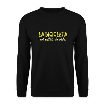 Bicycle bicycles bicycle bike biker mtb 6 - Unisex Sweatshirt - black - Front - Alina (178cm) & Michal (187cm)