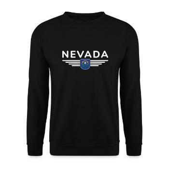 T-shirt Nevada Fan – Parfait pour les fans ! - Sweat-shirt Unisexe - noir - Devant - Alina (178cm) & Michal (187cm)