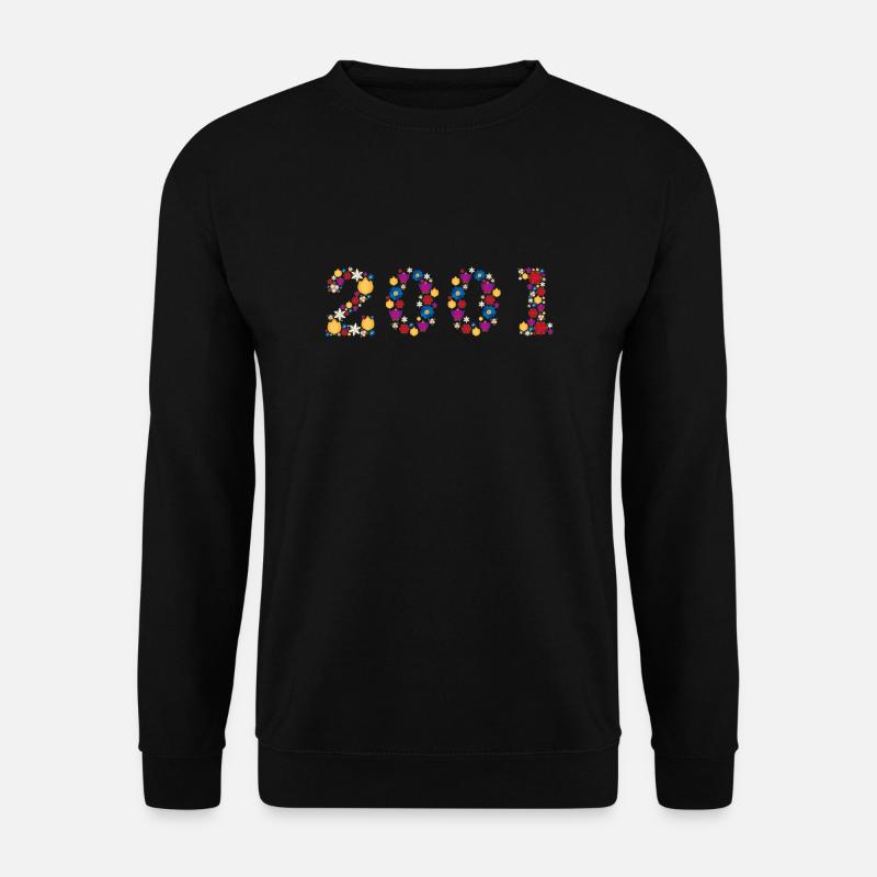 Flowers 2001 - Unisex Pullover - Schwarz