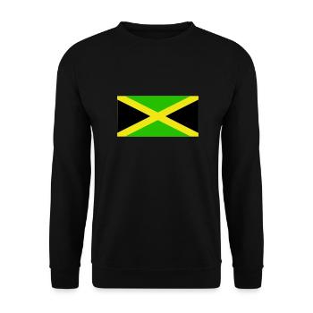 Jamaïque drapeau - Sweat-shirt Unisexe - noir - Devant - Alina (178cm) & Michal (187cm)