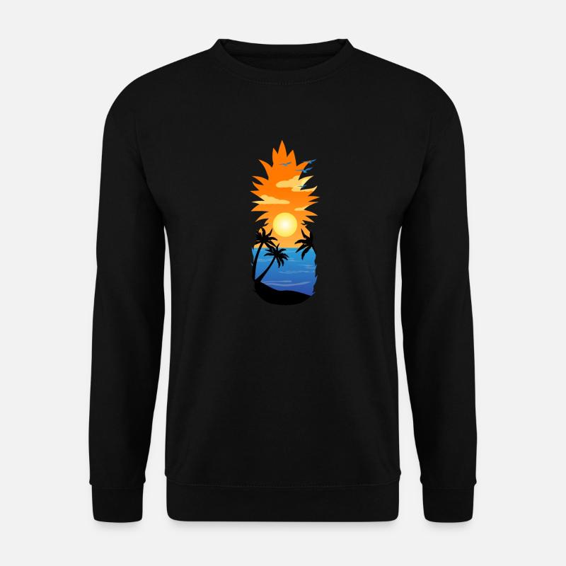 Pineapple - Summer Feelings - Unisex Pullover - Schwarz