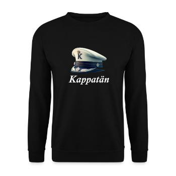 Kappatän Meme Kappa Wortwitz - Unisex Pullover - Schwarz - Vorne - Alina (178cm) & Michal (187cm)