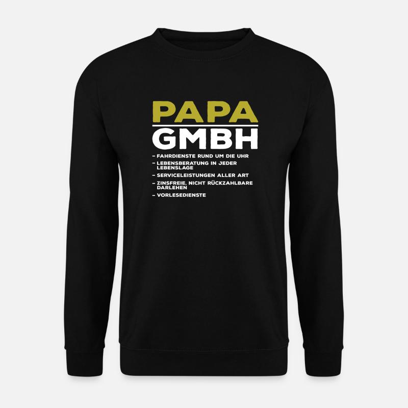 Papa Gmbh - Unisex Pullover - Schwarz
