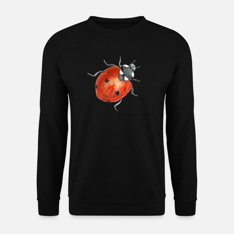 Siebenpunkt-Marienkäfer - Unisex Pullover - Schwarz