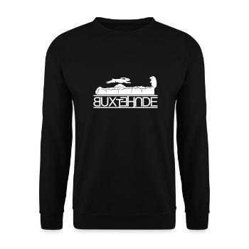 Buxtehude - Unisex Pullover - Schwarz - Vorne - Alina (178cm) & Michal (187cm)