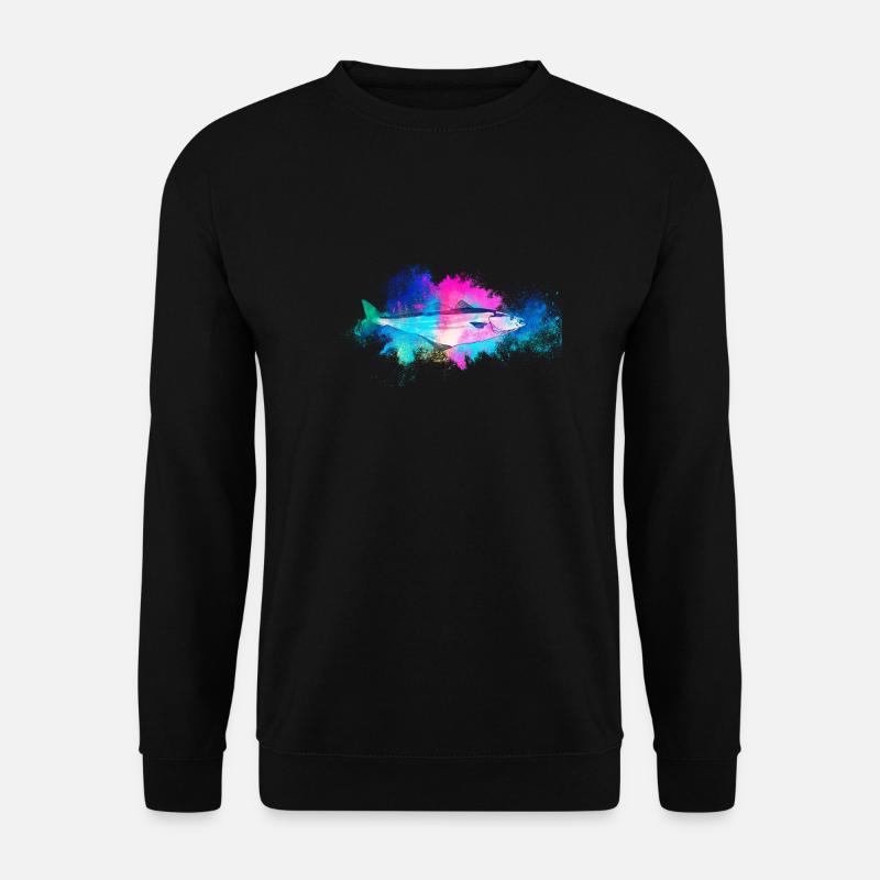 Fish Koehler colorful - Unisex Sweatshirt - black