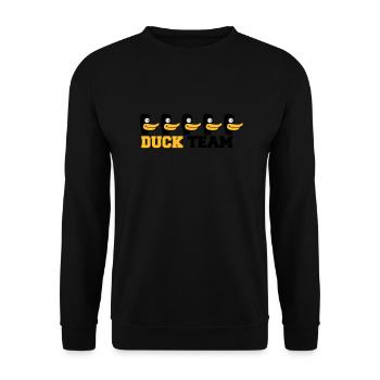 Duck Team - Sweat-shirt Unisexe - noir - Devant - Alina (178cm) & Michal (187cm)