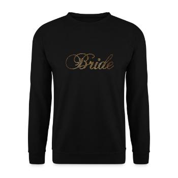 Mariée dorée - Sweat-shirt Unisexe - noir - Devant - Alina (178cm) & Michal (187cm)
