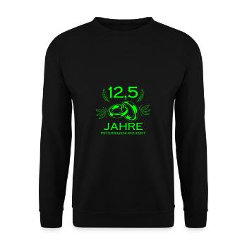 Petersilien Hochzeit Hochzeitstag Ehe Geschenk - Unisex Pullover - Schwarz - Vorne - Alina (178cm) & Michal (187cm)